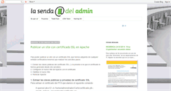 Desktop Screenshot of lasendadeladmin.com
